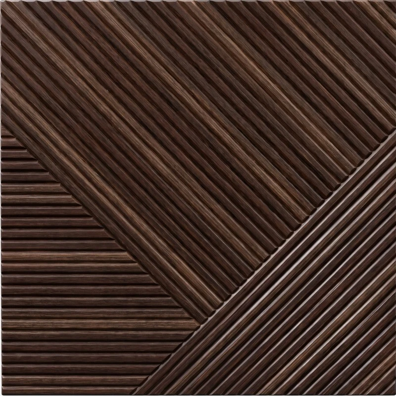 Wonear Executive Office'i tumeda geomeetrilise puidu akustiline paneel